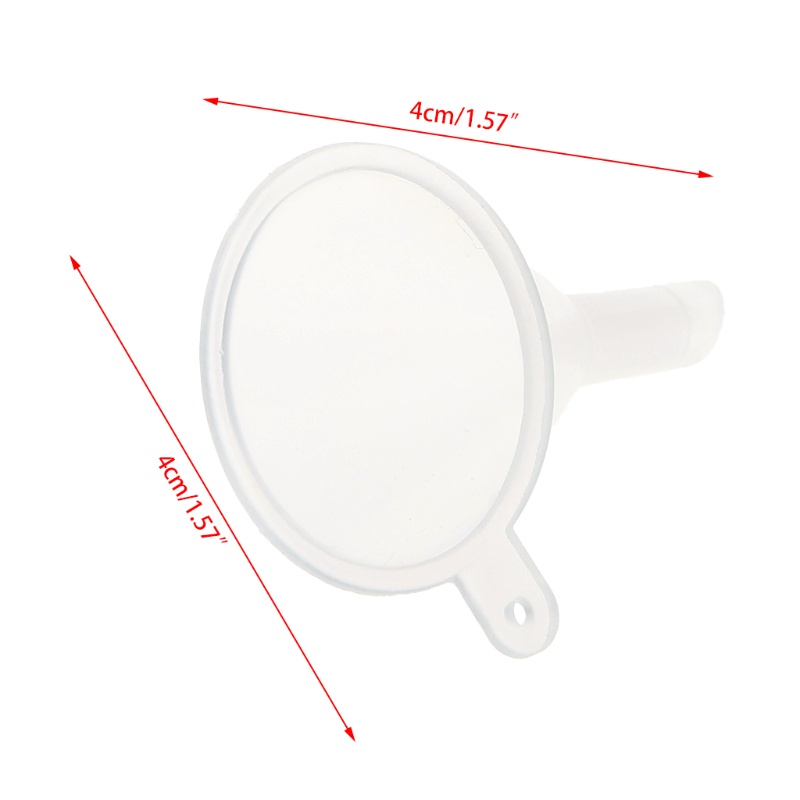 Phễu chiết dầu / nước hoa nhỏ gọn bằng nhựa tiện dụng cho phòng thí nghiệm / nhà bếp