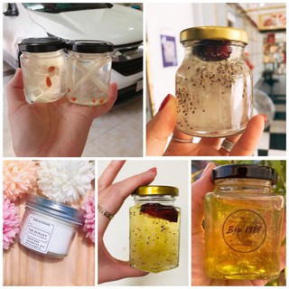 Hũ thủy tinh 100ml chưng yến, làm sữa chua, caramen, đựng bột rau củ, mặt nạ