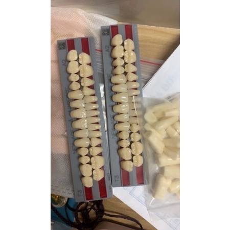 1 Vỉ RĂNG NHỰA NHẬT COMPOSITE NHA KHOA