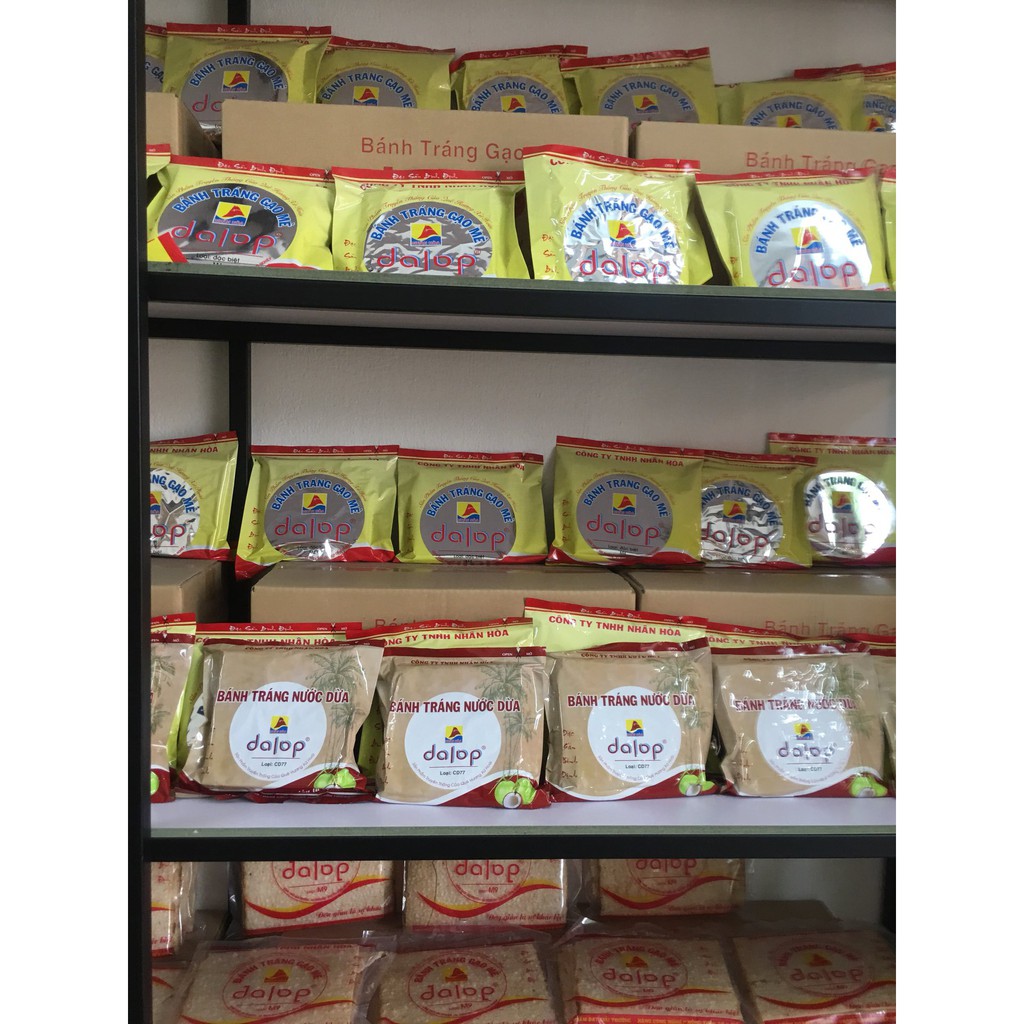 Bánh tráng nướng nước Dừa DaLop, thơm, ngon, giòn, tiện lợi cho tiệc tùng, ăn chay, mặn, ẩm thực chay, mặn, MaBe Food | BigBuy360 - bigbuy360.vn