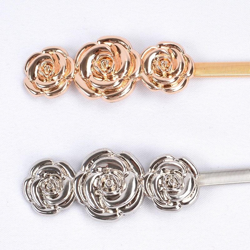 Thắt lưng hoa đính đá kiểu dáng thanh lịch dành cho nữ