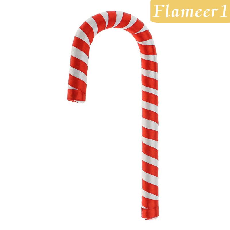 [Flameameer1] Cây Kẹo Giáng Sinh Bằng Nhựa Màu Đỏ