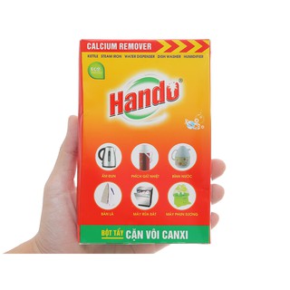 Bột tẩy cặn nước đá vôi cho ấm đun nước bình nước Hando
