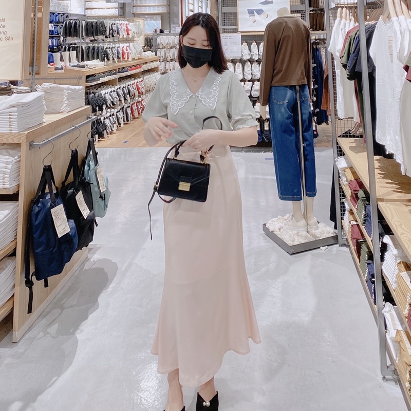 Chân váy đuôi cá dáng dài công sở - phong cách ulzzang Hàn Quốc [Ảnh cận chất và do shop tự chụp] | BigBuy360 - bigbuy360.vn