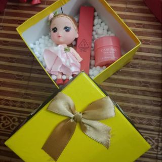 Combo son 3ce + dưỡng môi + búp bê
