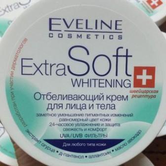 Kem dưỡng trắng mặt và dưỡng ẩm toàn thân Eveline Extra soft