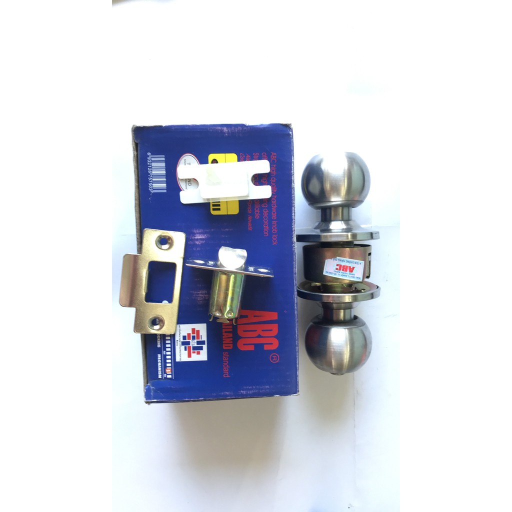 Khóa Cửa Tay Nắm Tròn Abc Thái Lan, Khóa Quả Đấm, Khóa Cửa Nhà Vệ Sinh