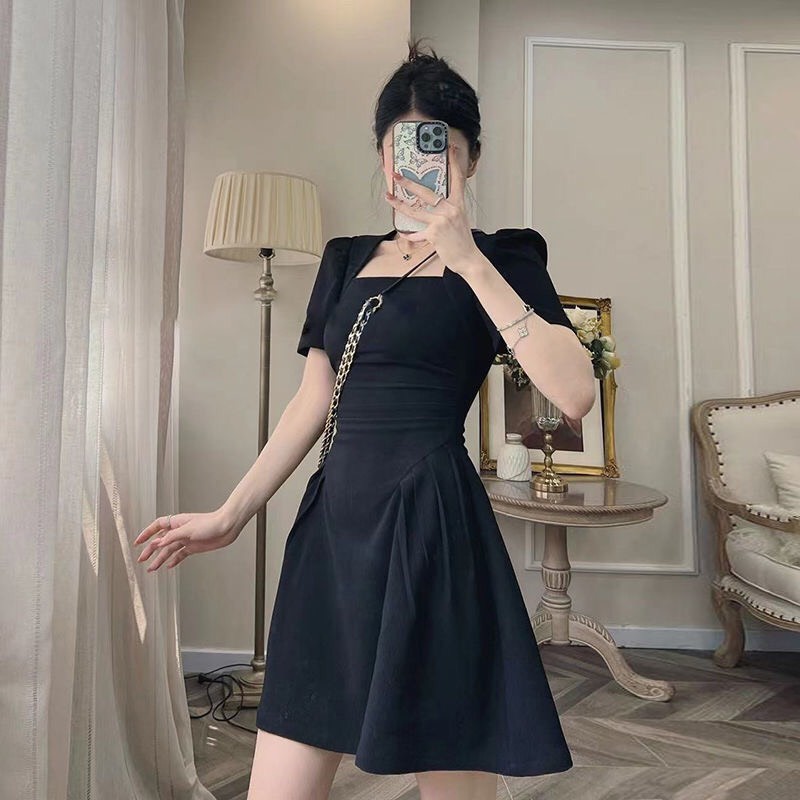 Váy Đi Dự Tiệc Cưới Ôm Body Trẻ Trung  Nữ Đầm Công Sở Cao Cấp ,Tay Bồng Sang Trọng Thiết Kế
