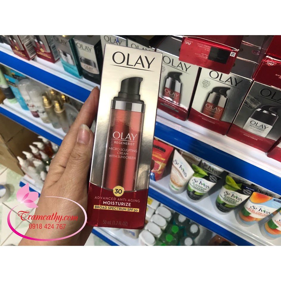 Thanh lý -kem ban ngày Olay Regenerist Micro-Sculpting Cream with Suncreen SPF 30