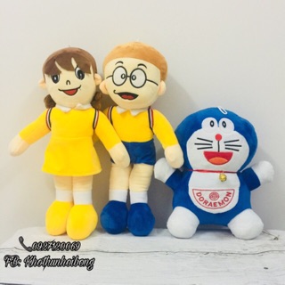 COMBO BỘ 3 DOREMON NOBITA XUKA LOẠI NHỎ CHO BÉ
