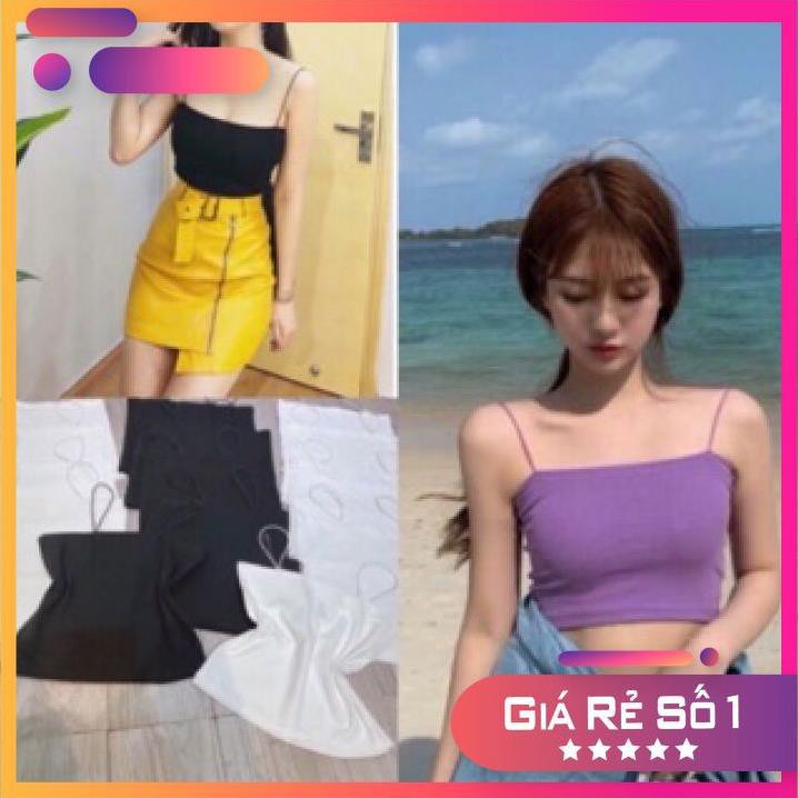 [SALE] Áo Croptop Hai Dây (Shop Bán Áo Hai Dây Đẹp) cho bạn sự trẻ trung, cá tính và tự tin