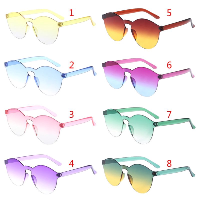 Kính Mát Chống Tia Uv400 Màu Sắc Ngọt Ngào Thời Trang