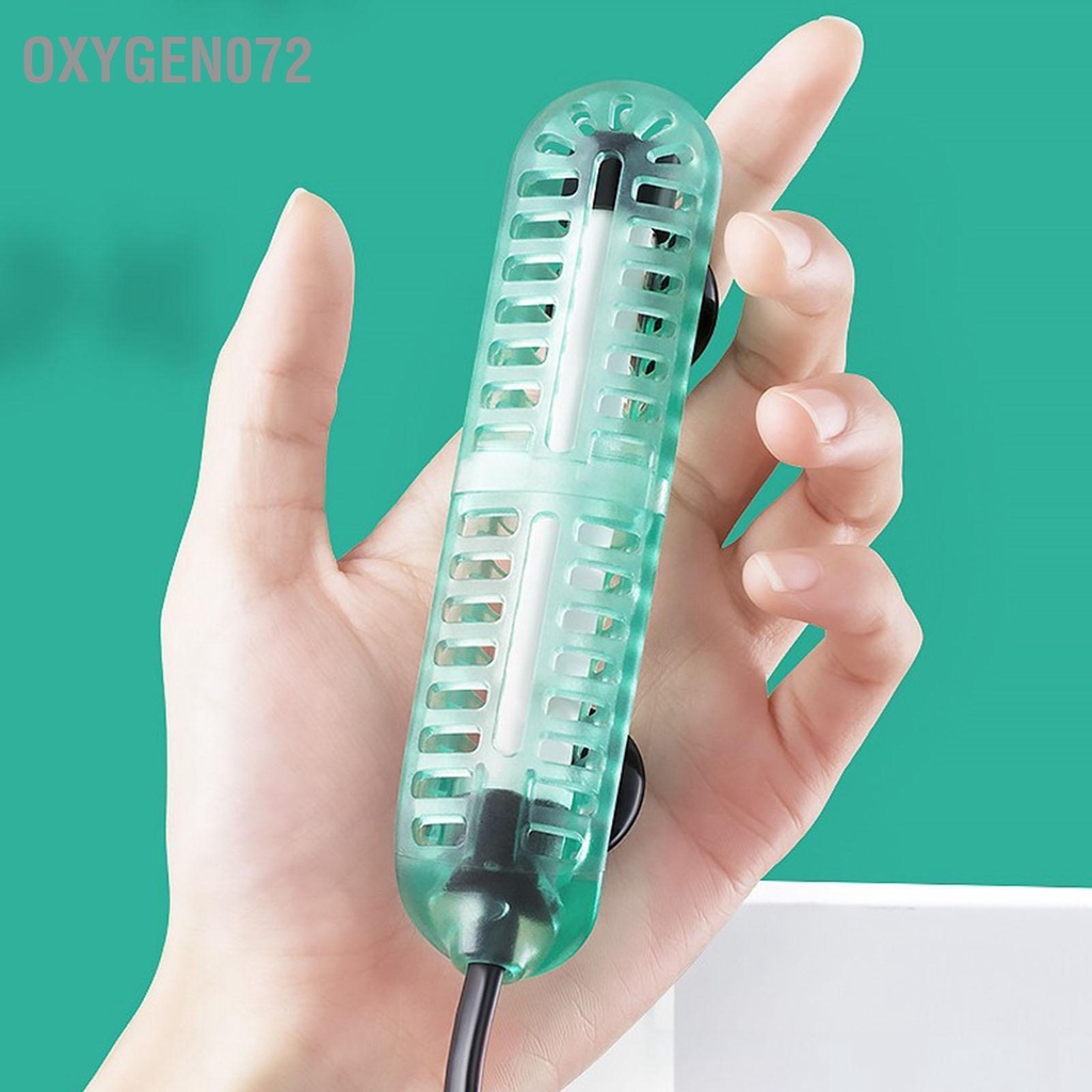 Oxygen072 Máy sưởi bể cá có thể điều chỉnh chìm ngăn rò rỉ điện mini cho nước biển ngọt