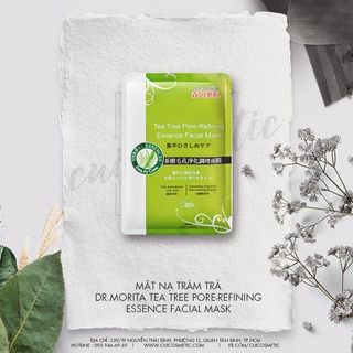 Mặt nạ tràm trà Dr.Morita Tea Tree Pore-Refining Essence Facial Mask