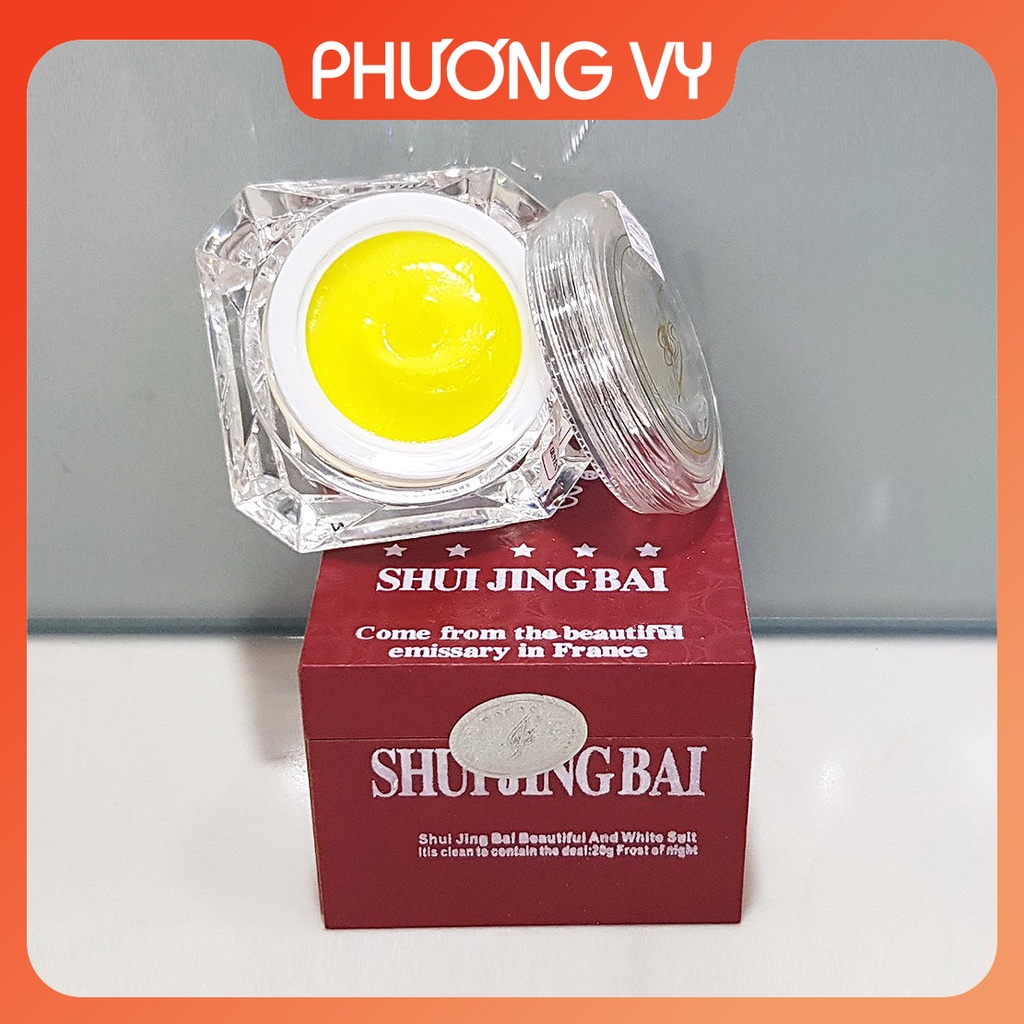 [CHÍNH HÃNG] Kem đêm Bạch Thủy Tinh, chuyên làm mờ nám, tàn nhang và giúp tái tạo lại da, kem nám mỹ phẩm Shuijingbai.