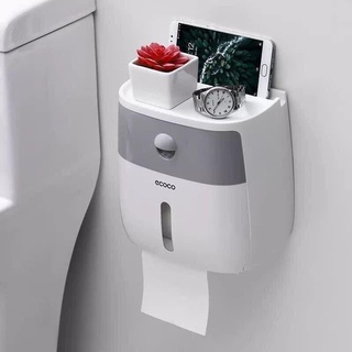 Hộp đựng giấy vệ sinh ecoco kèm miếng dán
