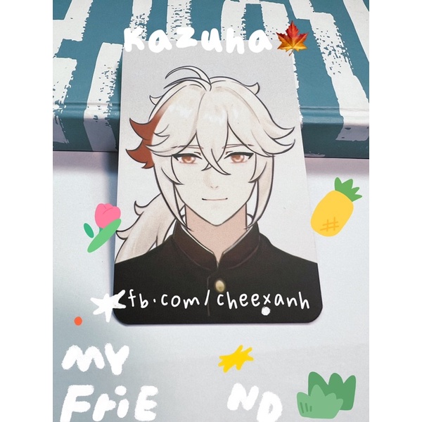 [có sẵn] thẻ hình bo góc genshin impact ver học sinh by cheexanh