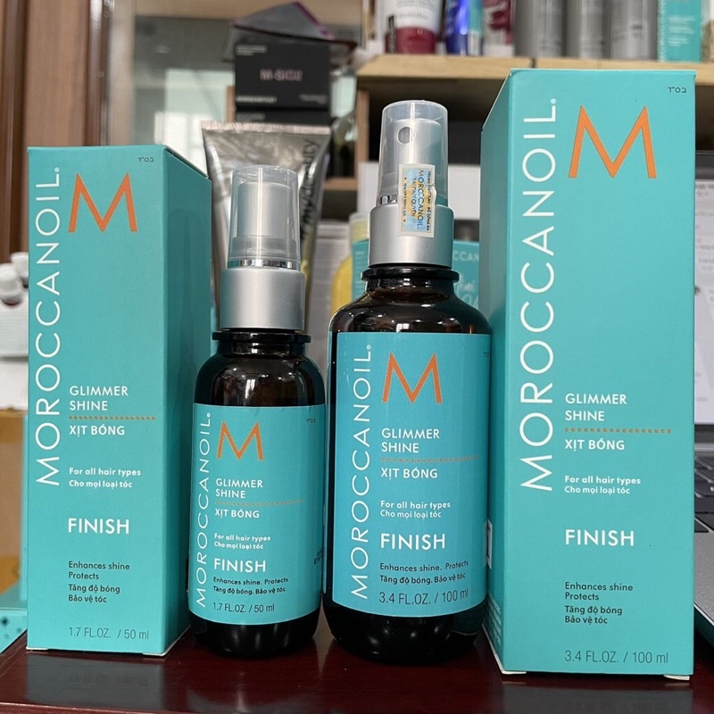 TINH DẦU XỊT BÓNG MOROCCANOIL GLIMMER SHINE FINISH CAO CẤP 100ML