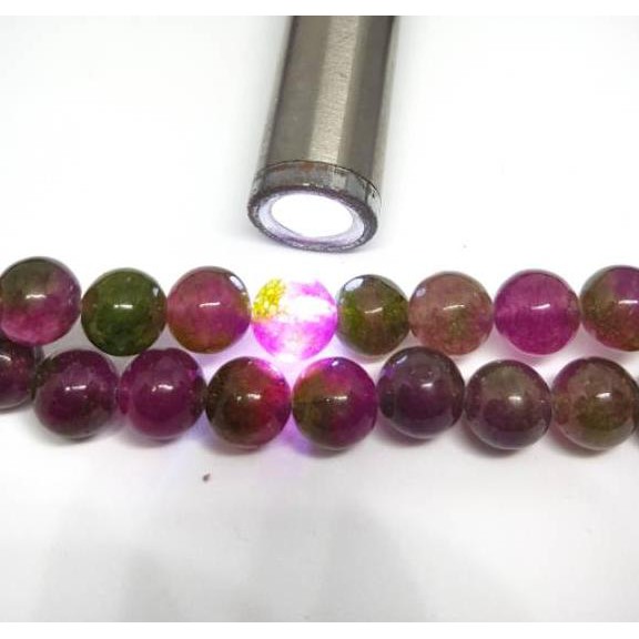 (Giảm Giá) 99 Hạt Đá Ruby Tanzania 8mm