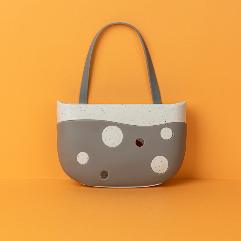 Kitchen sink bag hanging faucet multi-function bathroom drain basket soap storage hanging basket