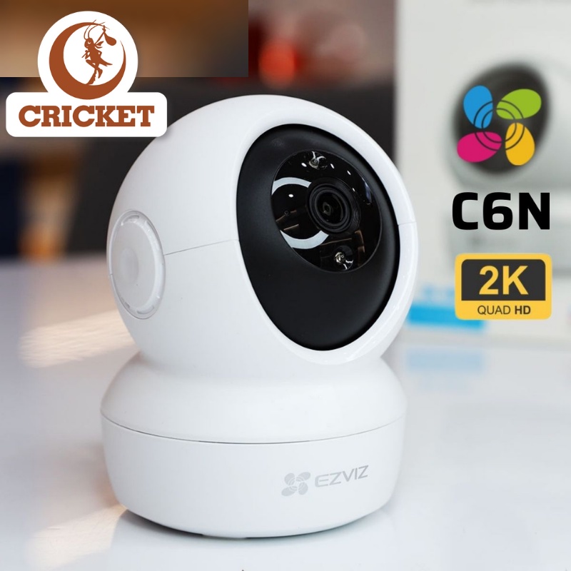 Camera Wifi Không Dây Ezviz CS-C6N 4MP 2K (Bản Quốc Tế) - Độ phân giải cao, theo dõi thông minh 100% Hàng Chính Hãng