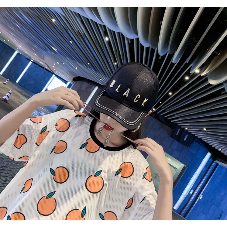 Simple and youthful Korean style cap for women