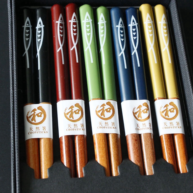 Set 5 Đôi Đũa Gỗ Phong Cách Trung Hoa | BigBuy360 - bigbuy360.vn