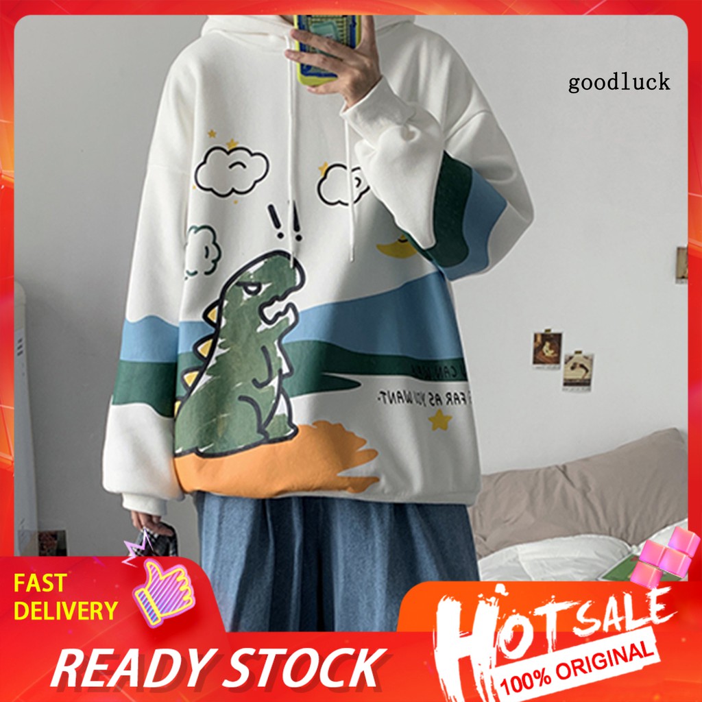 Áo Hoodies Tay Dài Hoạ Tiết Khủng Long Cho Nam Giới | BigBuy360 - bigbuy360.vn