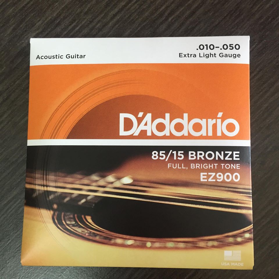 Dây Guitar Aucostic D'Addario EZ 900 (cỡ 10-47)
