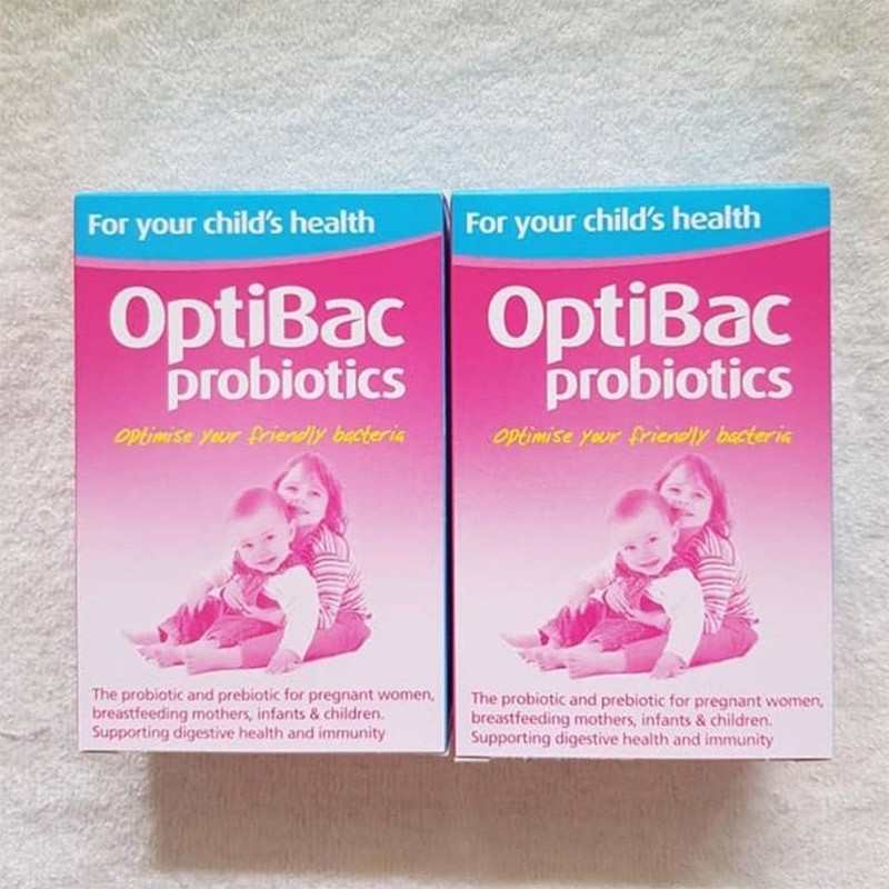 Men vi sinh Optibac cho bà bầu và trẻ em