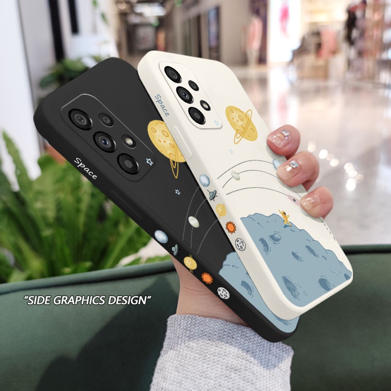 Ốp Lưng Silicone DẻO HọA TiếT HàNh Tinh Cho Samsung Galaxy A73 A53 A33 A23 5G