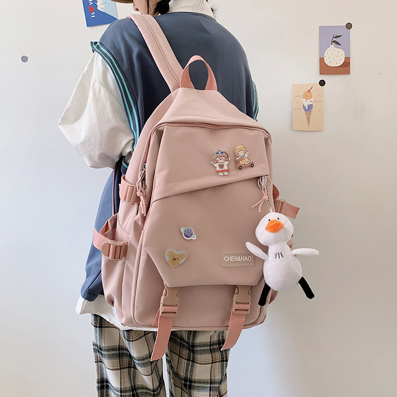 Korean backpack student back bag pack bag sekolah schoolbag Travel Backpack