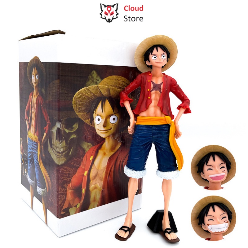 Mô hình One Piece Luffy CLOUD STORE cao 27cm nặng 0,5kg có box, nhân vật anime, figure one piece chính hãng zoro, sanji