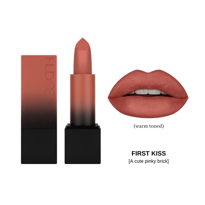 [CÓ SẴN]💟 Son lì Huda Beauty Power Bullet Matte Lipstick màu First Kiss