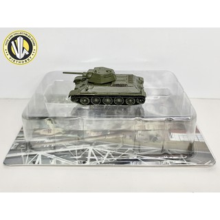 Bán lẻ - Mô hình quân sự tỉ lệ 1:144 Takara Tomy World Tank Museum Series 07 - Xe Tank T-34/76 1942