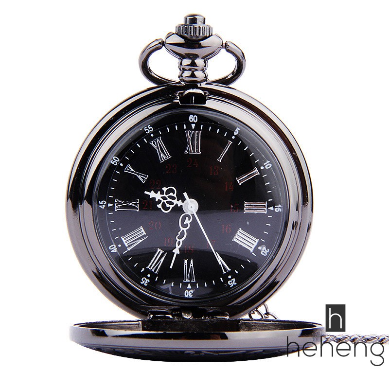 Đồng hồ quả quýt/bỏ túi mặt số La Mã phong cách vintage