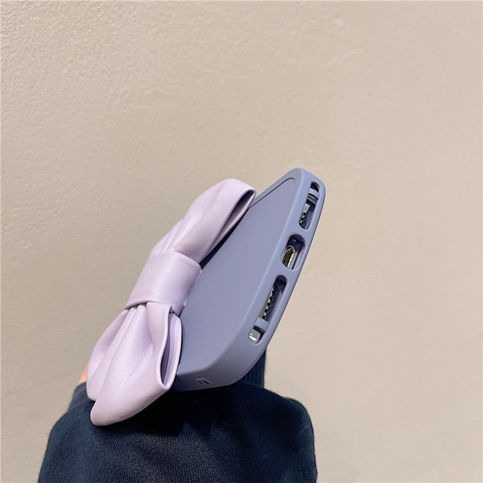 Ốp Điện Thoại Da Silicon Mềm Màu Kẹo Hình Bướm 3D Cho iPhone 13 12 11 pro max XR X 7 8 Plus XS max