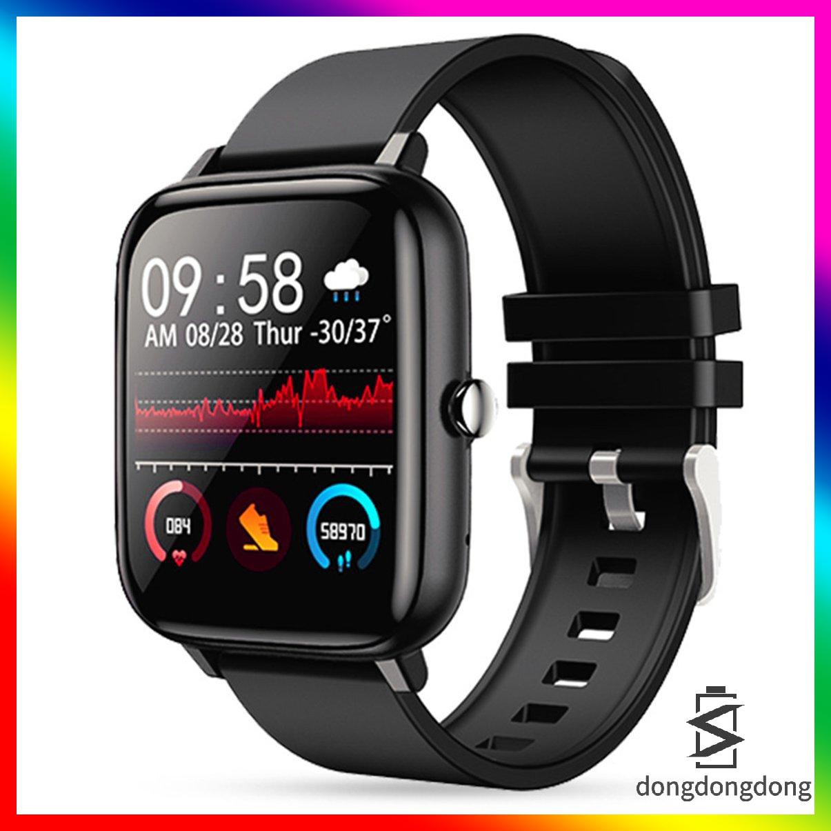 [ddd]Smart Watch Waterproof Full Touch Screen Wireless Fitness Tracker Sports Watch