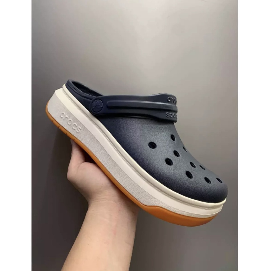 Dép sục band force Crocs đế cao nam nữ, sục đi mưa gió, giá đang siêu rẻ, PB86