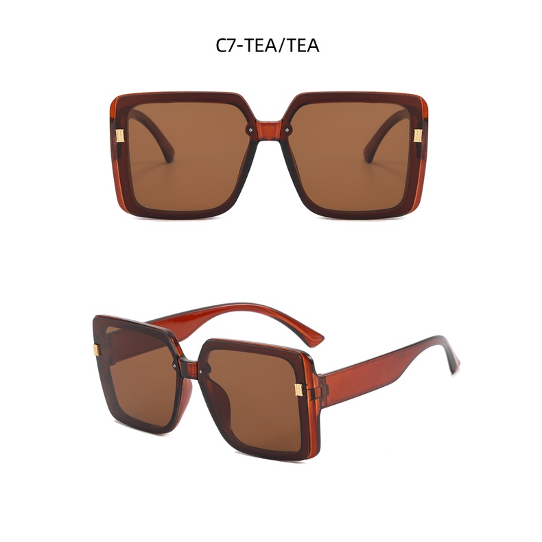 Kính Mát Gọng Vuông Lớn Phong Cách Âu Mỹ Cổ Điển Thời Trang 2022