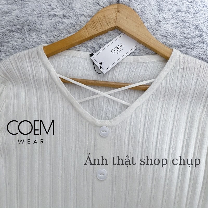 Áo len nữ dài tay 2 màu Be Trắng cổ V phong cách Hàn Quốc CW 364 (Ảnh cận chất) | BigBuy360 - bigbuy360.vn