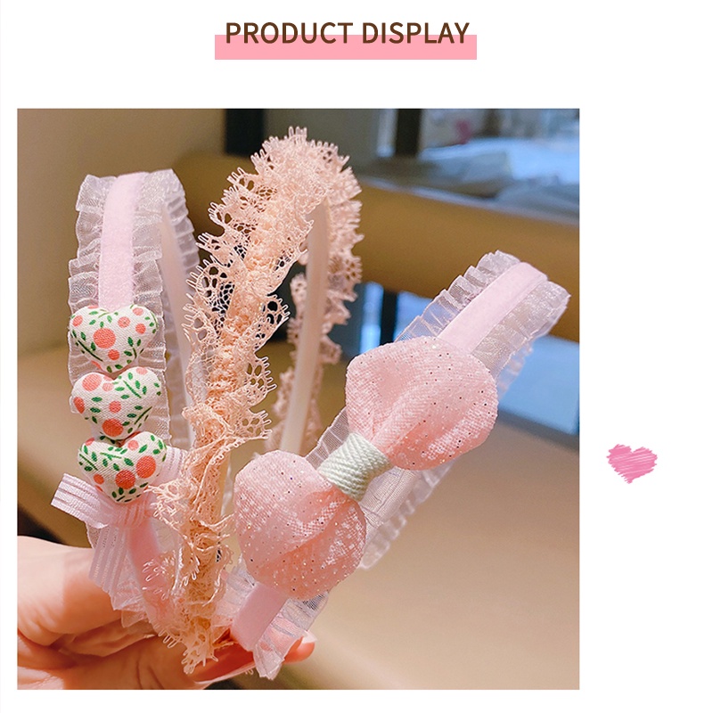 Kẹp Tóc Nơ Lưới Không Đau Chống Trượt Aku