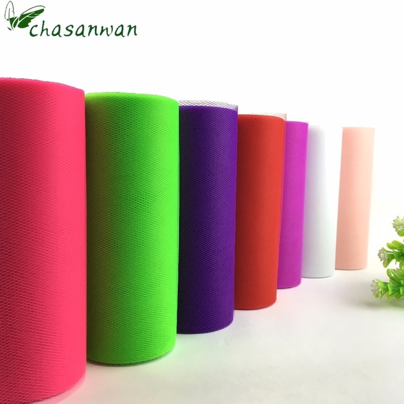 Cuộn Vải Tuyn 25 Yards Màu Laser Dùng Trang Trí Tiệc Cưới / Sinh Nhật