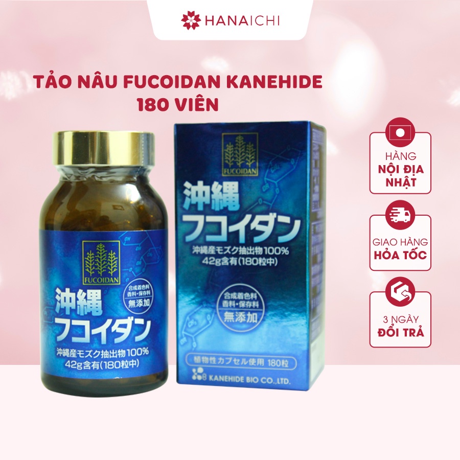 Tảo Nâu Okinawa Fucoidan Phòng và Hỗ Trợ Điều Trị Ung Thư 180 viên-Nội địa Nhật