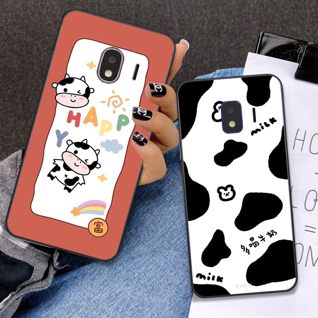 Ốp lưng điện thoại Samsung Galaxy J2 CORE - J4 2018 - J2 PRO hình bò sữa cute