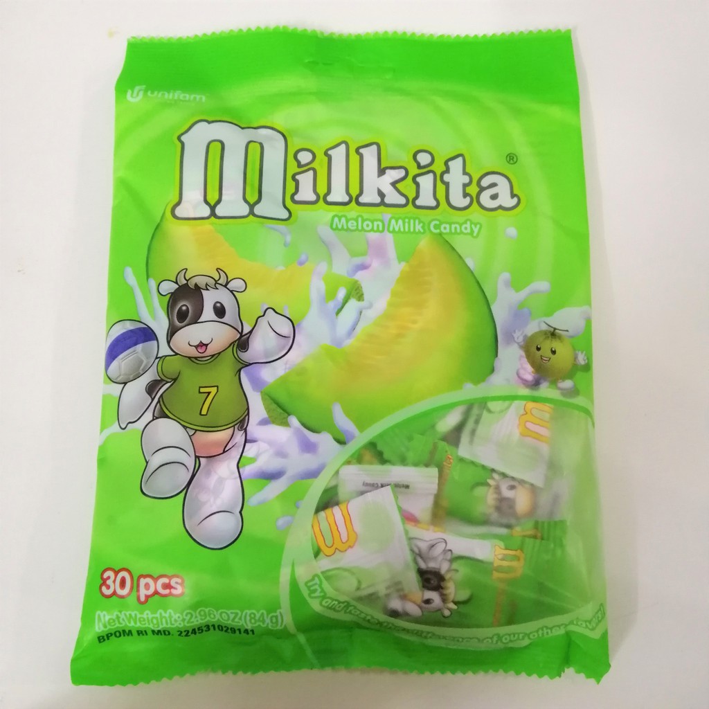 Kẹo Sữa Milkita Vị Dưa Milkita Melon Milk Candy (Gói 84g)