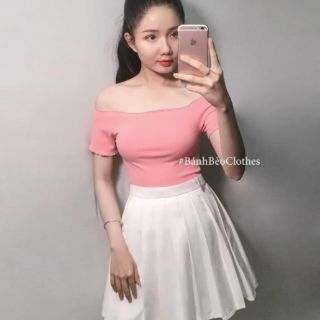 Áo thun trễ vai