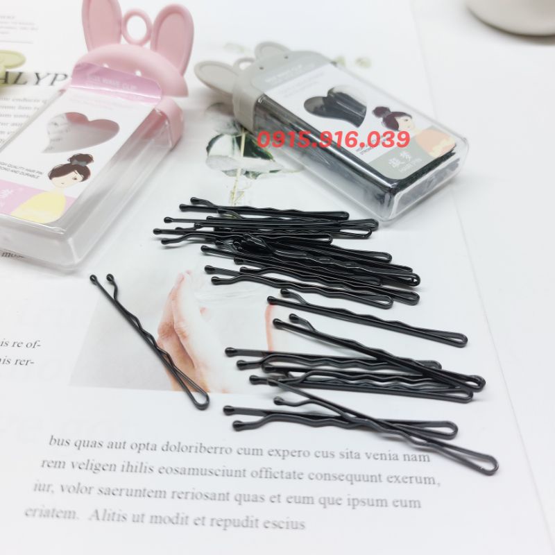 Hộp 20 Kẹp Tăm Loại Tốt, Kẹp Tóc Chống Gỉ