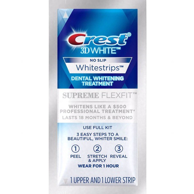 Gói dán trắng răng ❤ FREESHIP ❤ Miếng dán Crest 3D White Whitestrips [Hàng Mỹ] - Miếng dán trắng răng