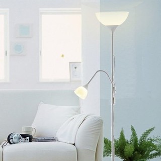 Đèn cây hắt trần IKEA NOT 2 in 1 - trắng